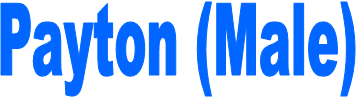 Payton (Male)